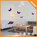 Big sale fascinating transparent classic red butterfly decorative wall sticker